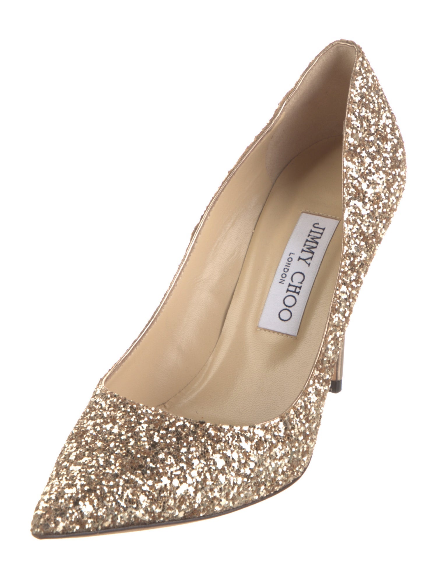 Jimmy Choo Glitter Glitter Accents Pumps