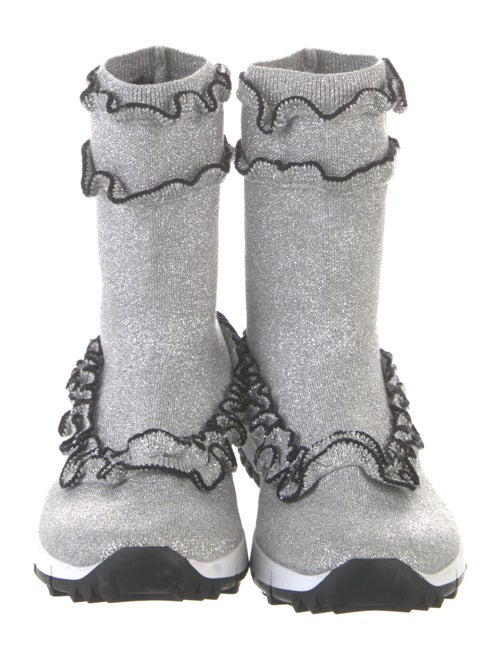 Jimmy Choo Glitter Sock Sneakers