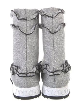 Jimmy Choo Glitter Sock Sneakers