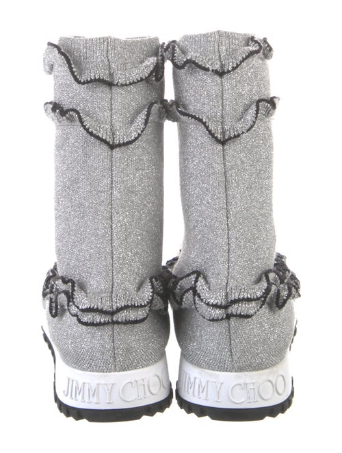 Jimmy Choo Glitter Sock Sneakers