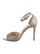 Jimmy Choo Glitter Glitter Accents Sandals