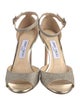 Jimmy Choo Glitter Glitter Accents Sandals