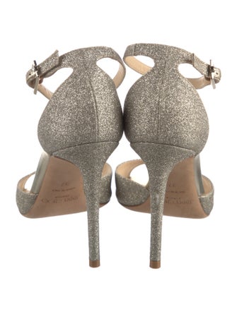Jimmy Choo Glitter Glitter Accents Sandals