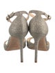 Jimmy Choo Glitter Glitter Accents Sandals