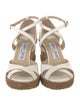 Jimmy Choo Leather Espadrilles