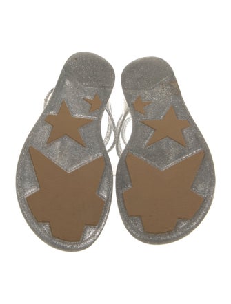 Jimmy Choo Glitter Accents Gladiator Sandals