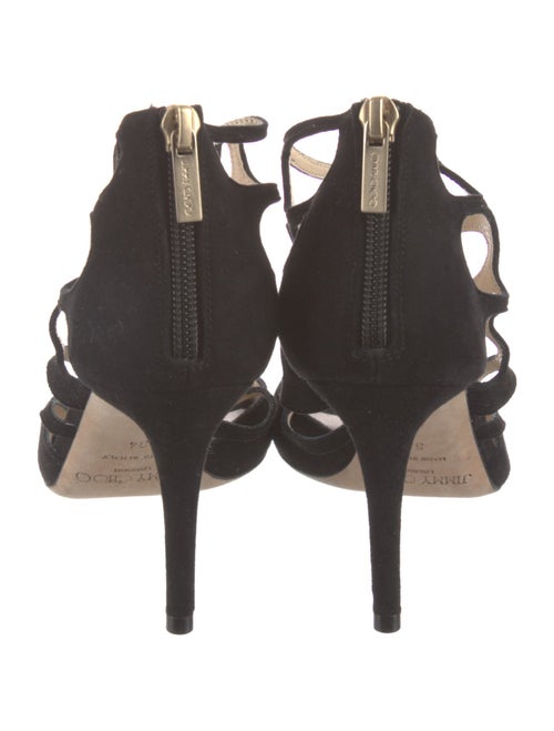 Jimmy Choo Suede Cutout Accent Sandals