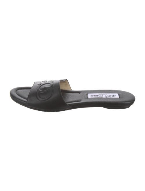 Jimmy Choo Leather Slides