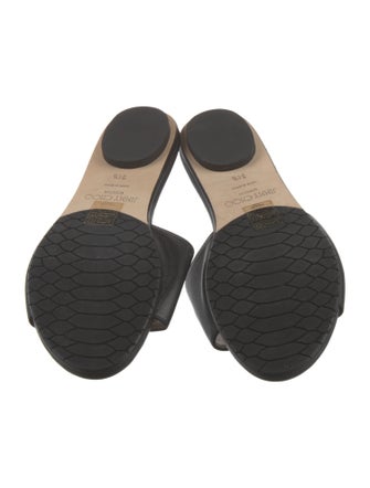 Jimmy Choo Leather Slides