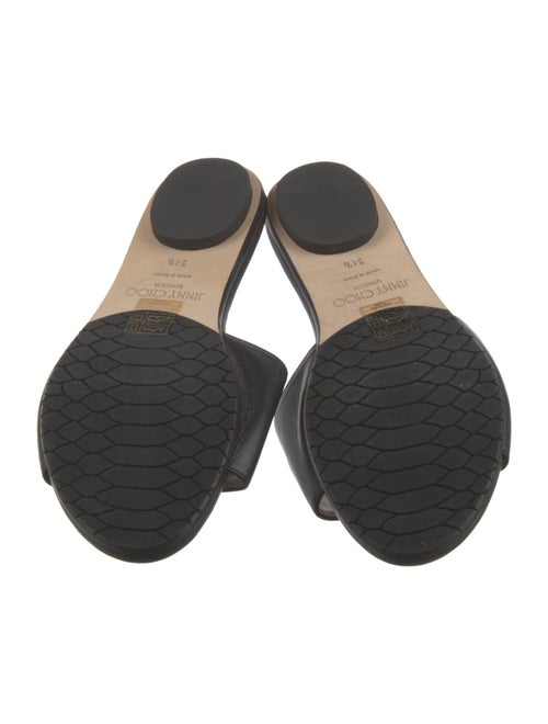 Jimmy Choo Leather Slides