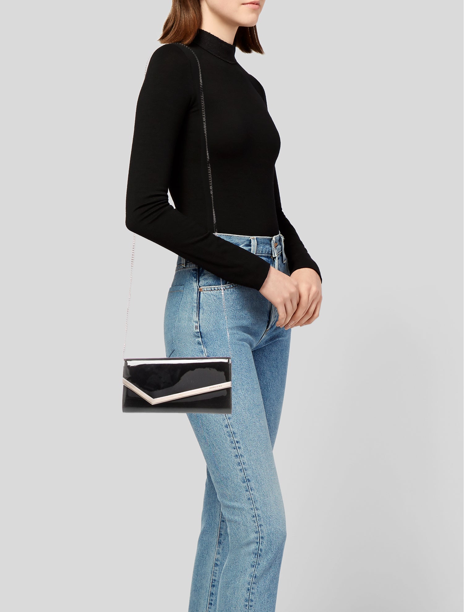 Jimmy Choo Patent Leather Minaudière