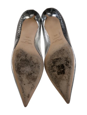 Jimmy Choo Embossed Leather Pumps