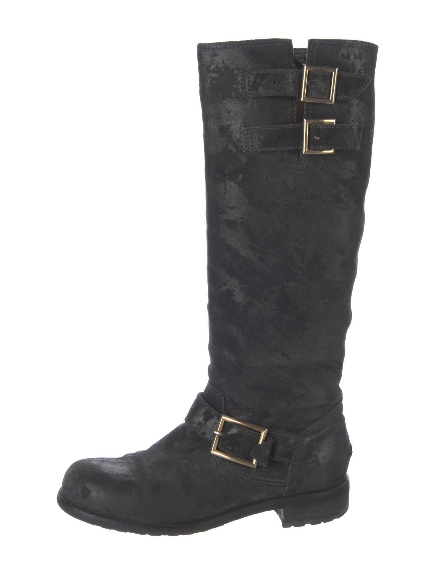 Jimmy Choo Suede Riding Boots