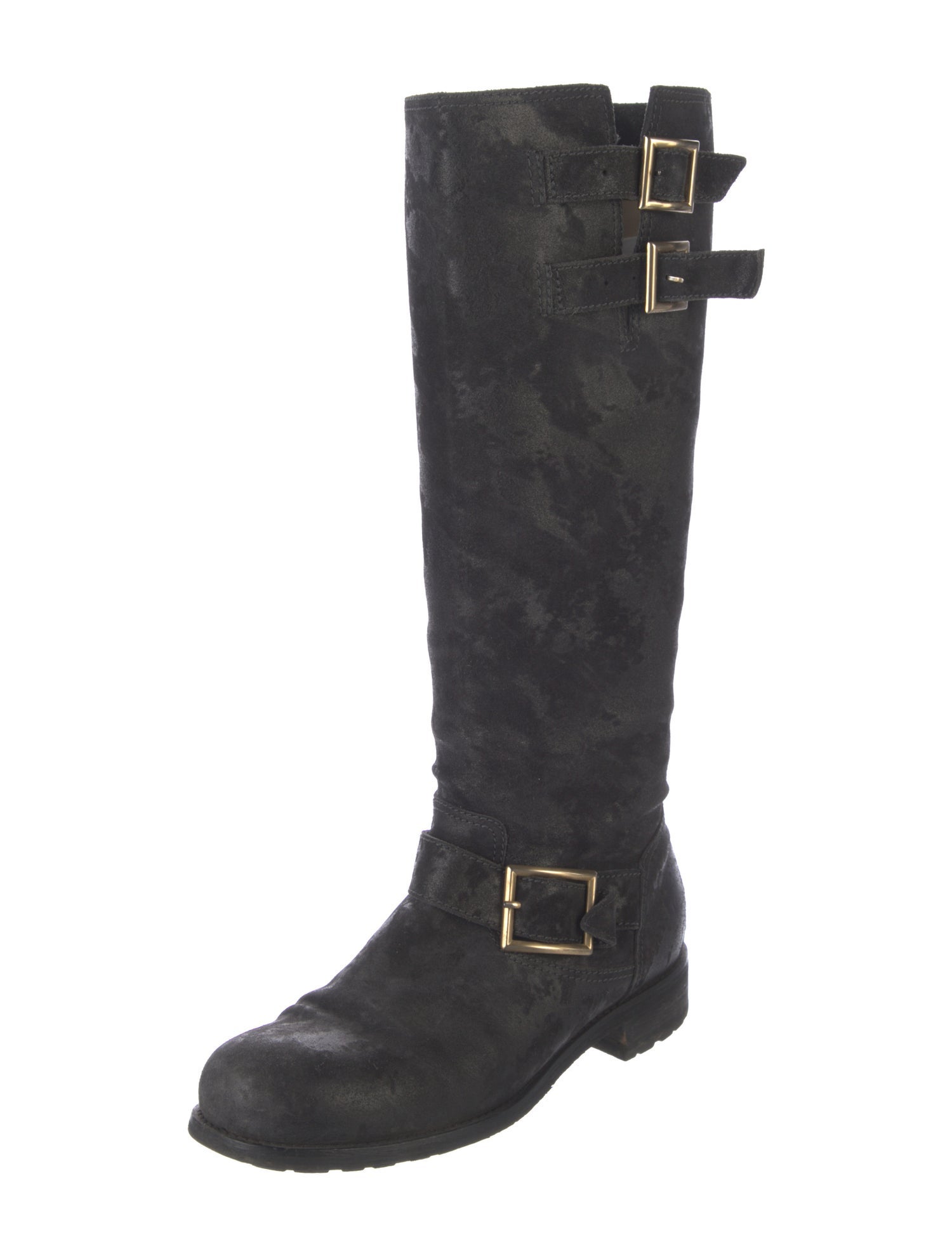 Jimmy Choo Suede Riding Boots