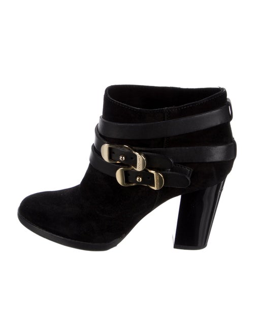 Jimmy Choo Suede Leather Trim Embellishment Boots