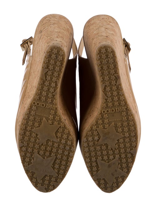 Jimmy Choo Patent Leather Slingback Sandals