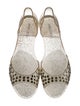 Jimmy Choo Glitter Accents Slingback Sandals