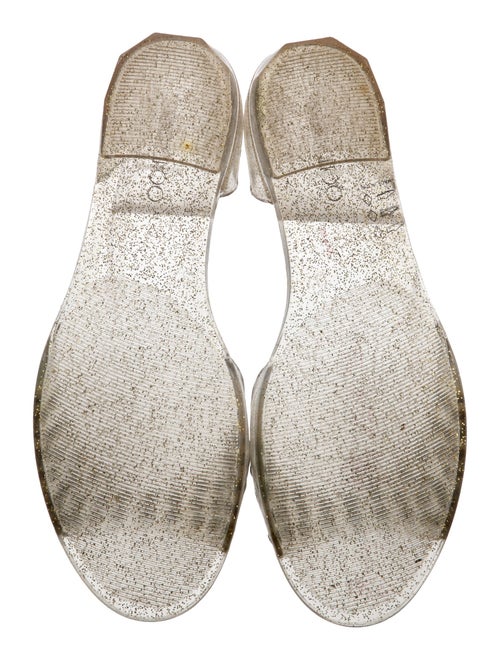 Jimmy Choo Glitter Accents Slingback Sandals