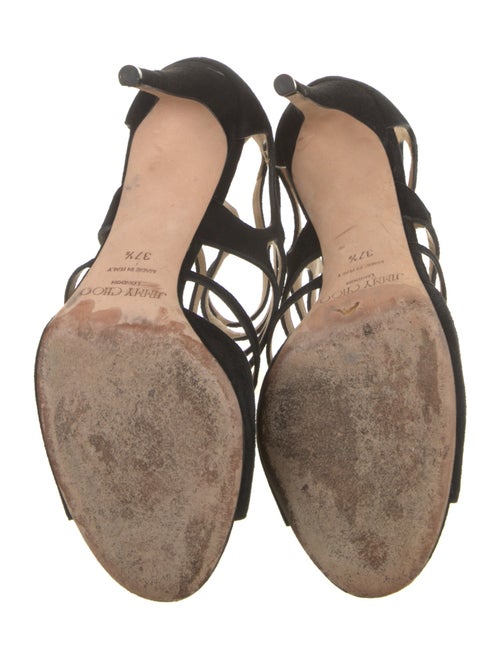 Jimmy Choo Suede Animal Print Pumps