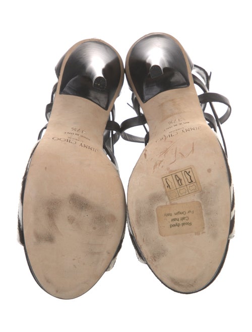 Jimmy Choo Ponyhair Gladiator Sandals