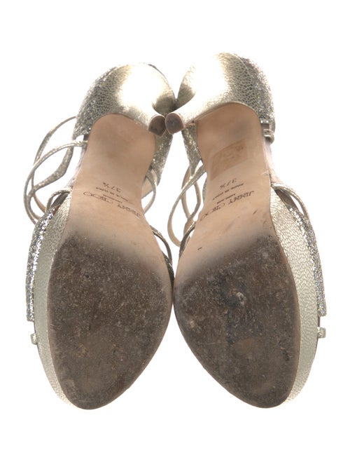 Jimmy Choo Glitter Printed D'Orsay Pumps