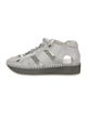 Jimmy Choo Leather Cutout Accent Sneakers