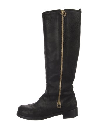 Jimmy Choo Suede Riding Boots