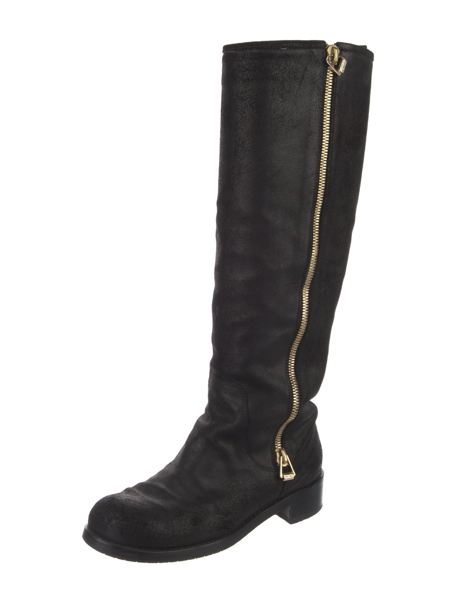 Jimmy Choo Suede Riding Boots