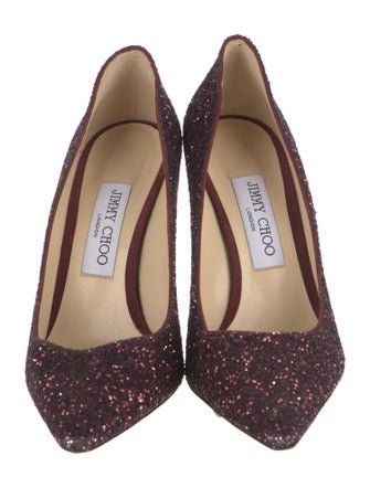 Jimmy Choo Glitter Glitter Accents Pumps