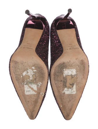 Jimmy Choo Glitter Glitter Accents Pumps