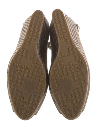 Jimmy Choo Glitter Striped Pumps