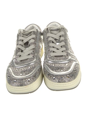 Jimmy Choo Crystal Embellishments Sneakers