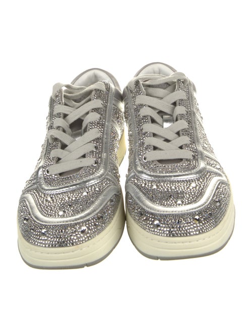 Jimmy Choo Crystal Embellishments Sneakers