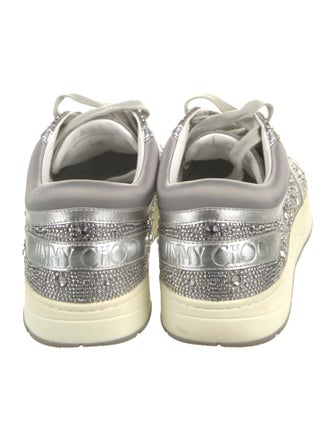 Jimmy Choo Crystal Embellishments Sneakers