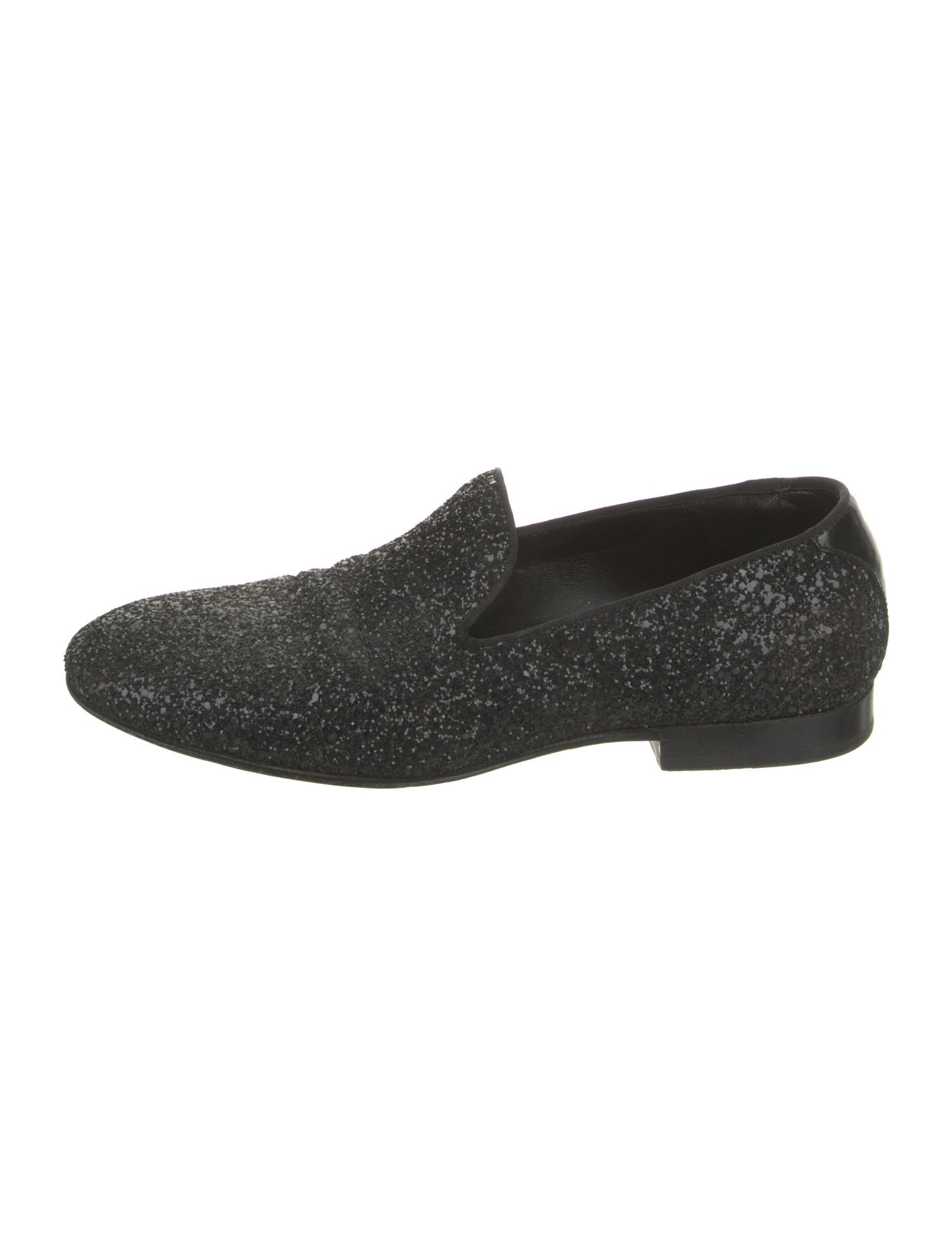 Jimmy Choo Glitter Glitter Accents Loafers