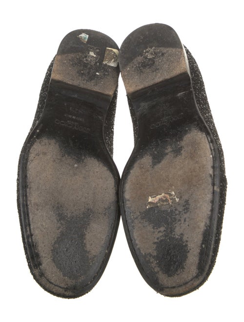 Jimmy Choo Glitter Glitter Accents Loafers
