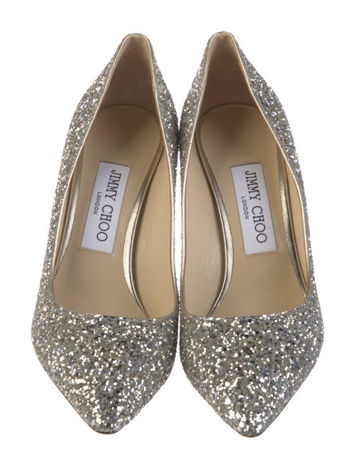 Jimmy Choo Glitter Glitter Accents Pumps