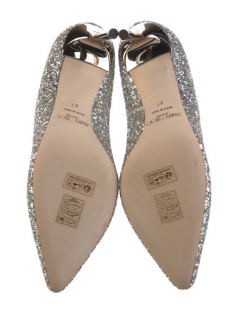 Jimmy Choo Glitter Glitter Accents Pumps