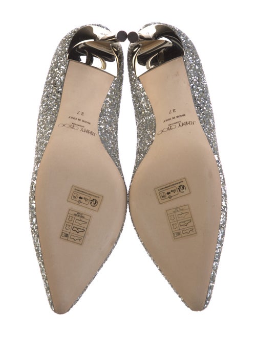Jimmy Choo Glitter Glitter Accents Pumps
