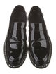 Jimmy Choo Patent Leather Crystal Embellishments Dress Loafers