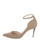 Jimmy Choo Suede D'Orsay Pumps