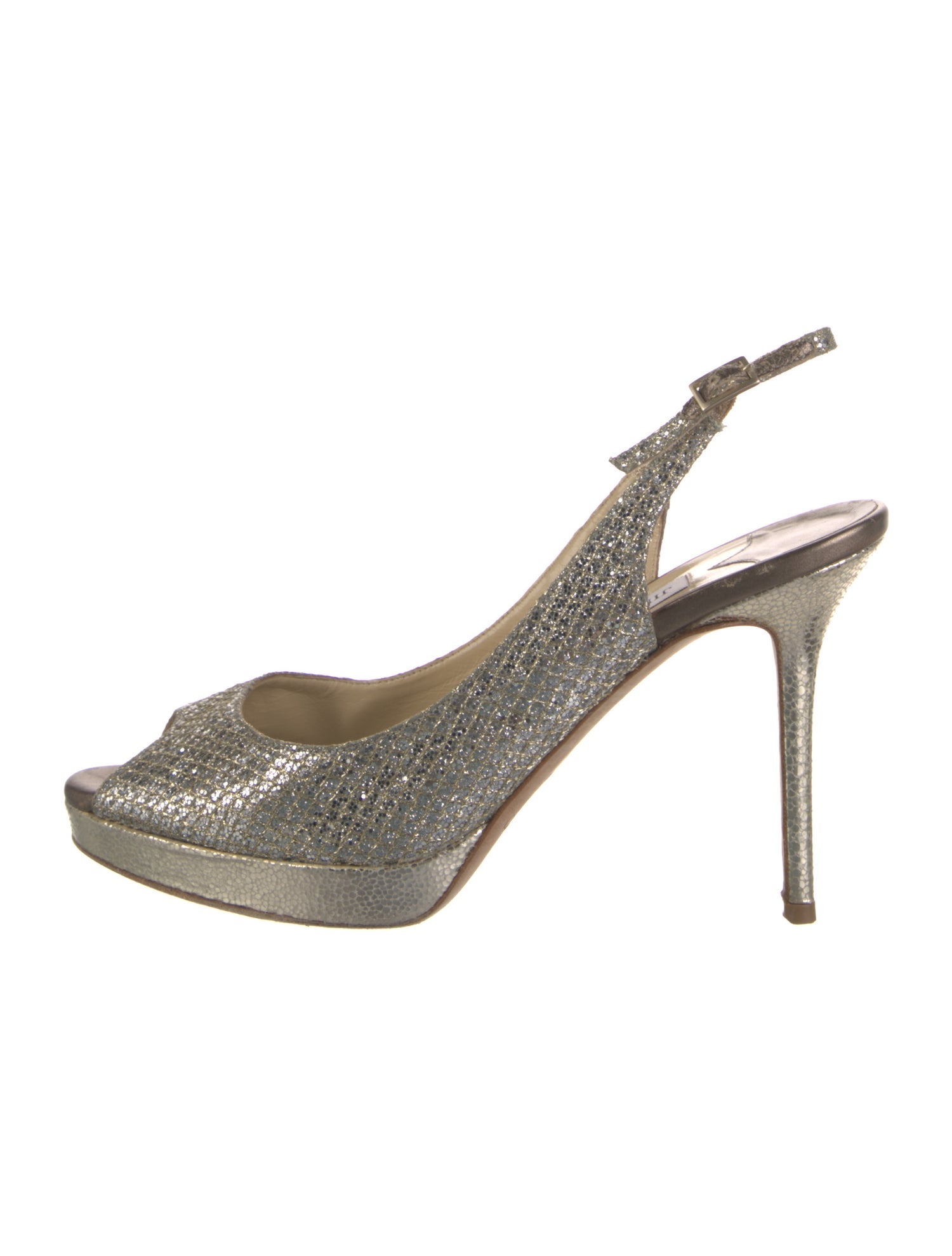 Jimmy Choo Glitter Slingback Pumps
