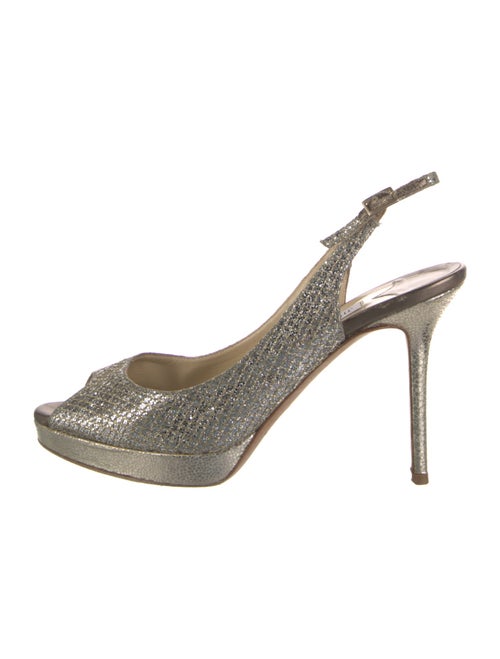 Jimmy Choo Glitter Slingback Pumps