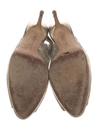 Jimmy Choo Glitter Slingback Pumps