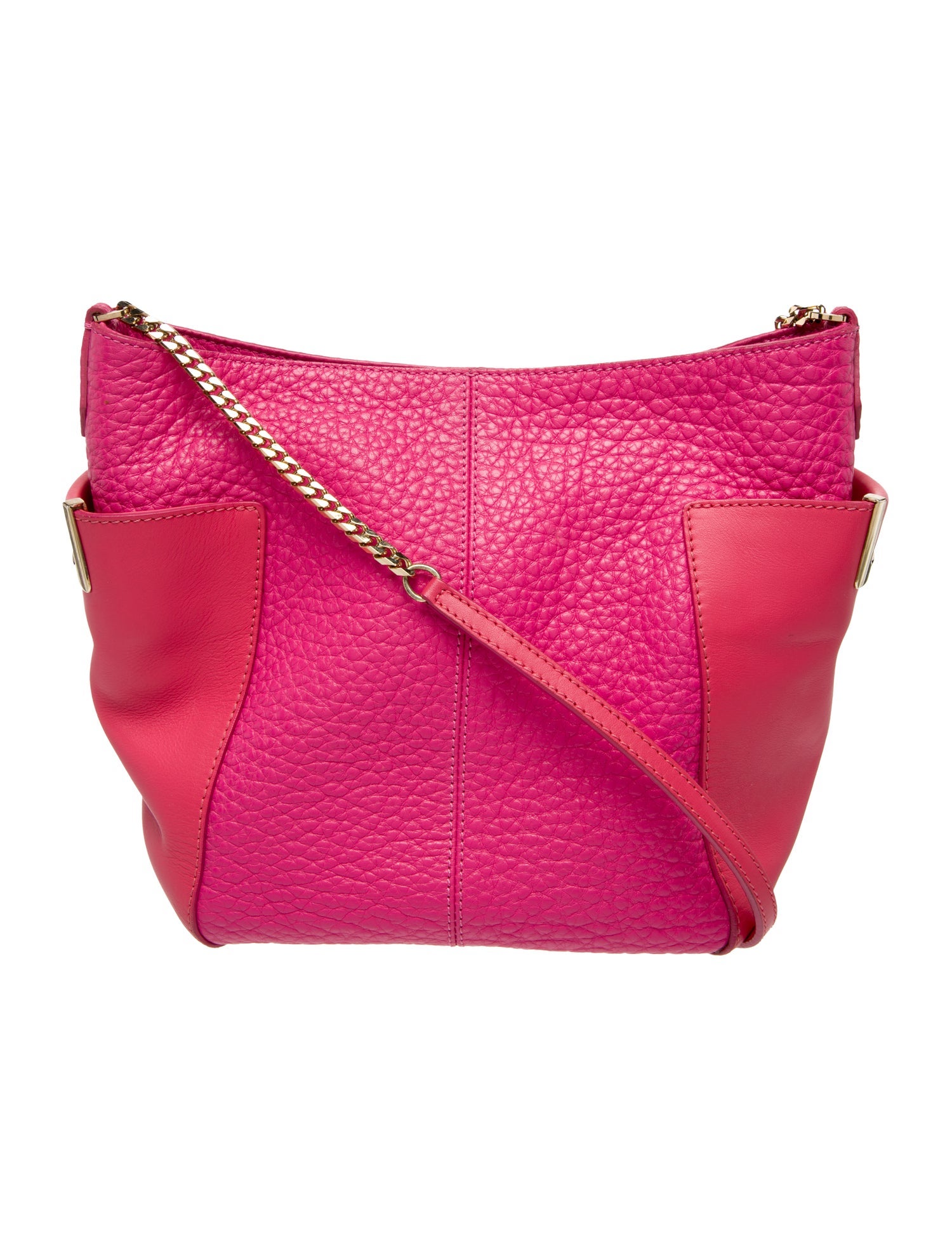 Jimmy Choo Saffiano Leather Top Handle Bag