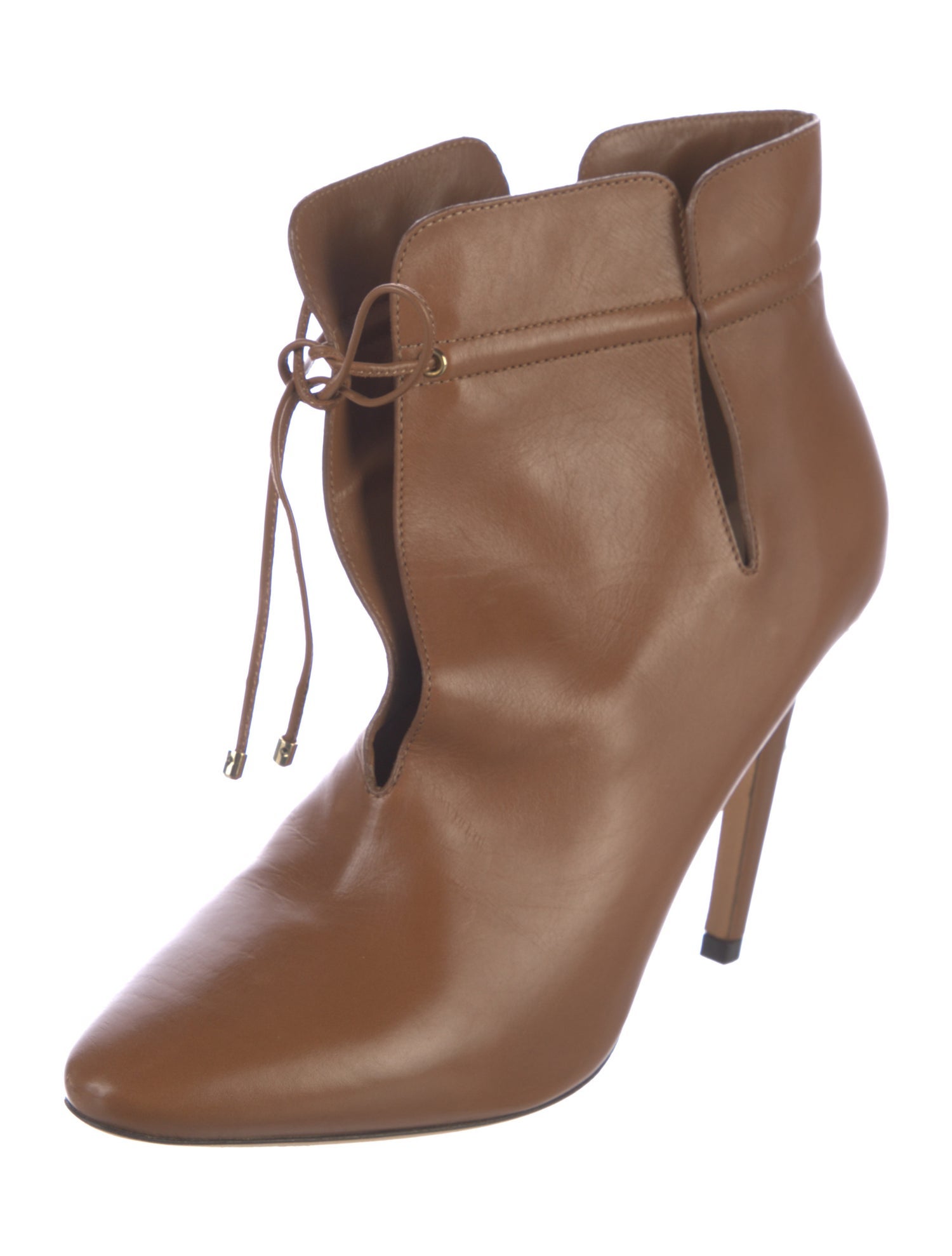 Jimmy Choo Leather Lace-Up Boots