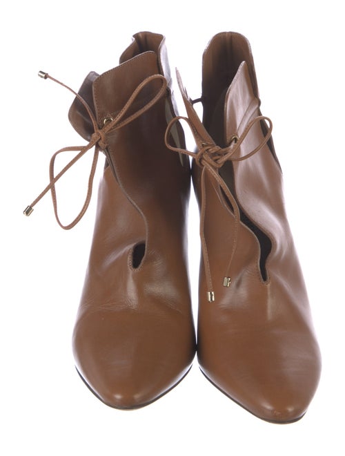 Jimmy Choo Leather Lace-Up Boots