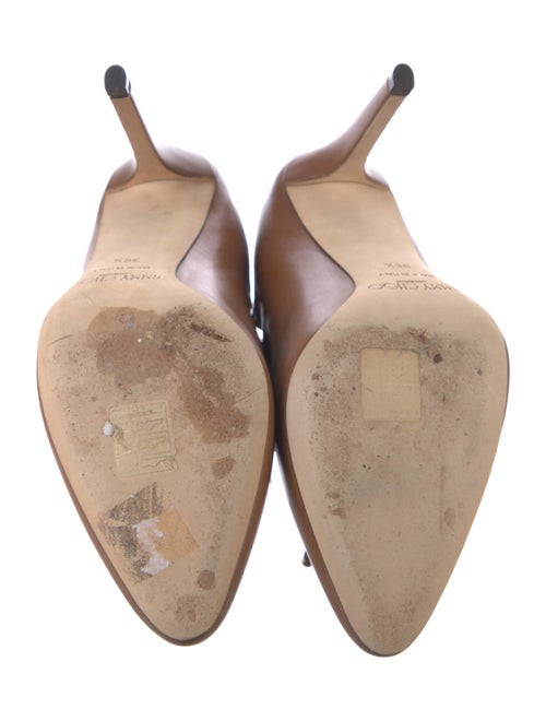 Jimmy Choo Leather Lace-Up Boots