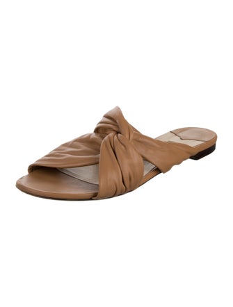 Jimmy Choo Leather Slides