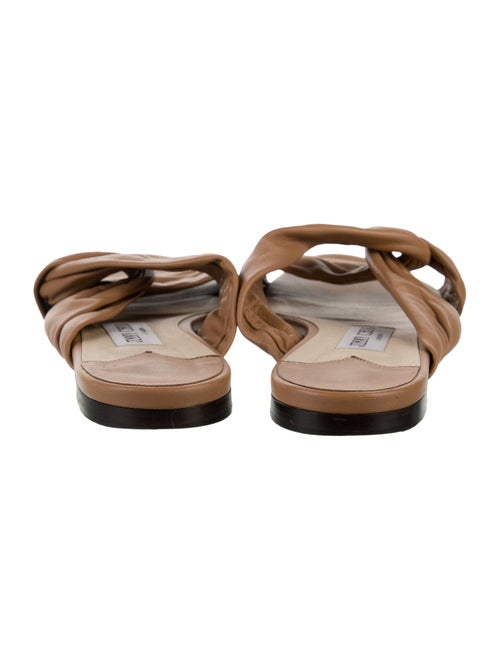 Jimmy Choo Leather Slides